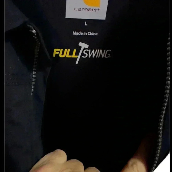 Men’s Carhartt Full Swing Rain Defender Jacket Size  L - Picture 5 of 7